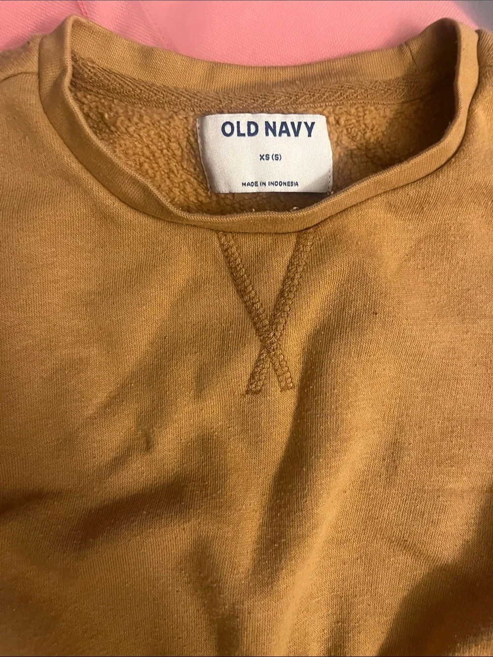 Old Navy Camel Crewneck dress